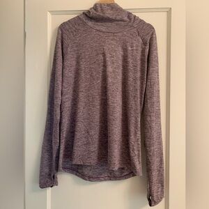 Nike Dri-FIT Heathered Long Sleeve Top